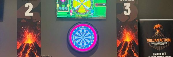 flechettes interactives volcan action