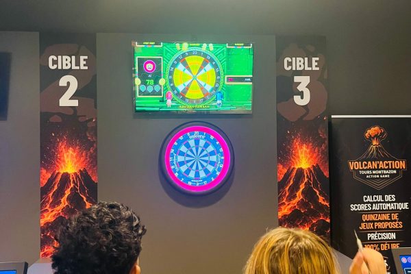 flechettes interactives volcan action